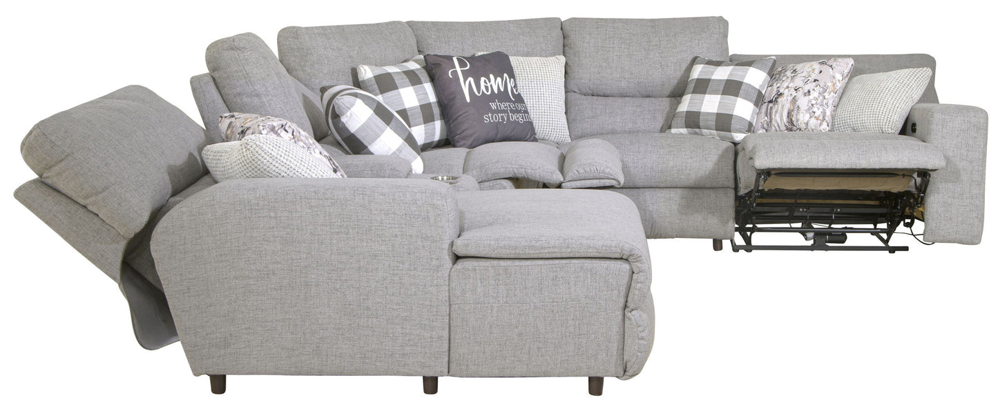 Rockport - Reclining Sectional - Hornell Furniture Outlet