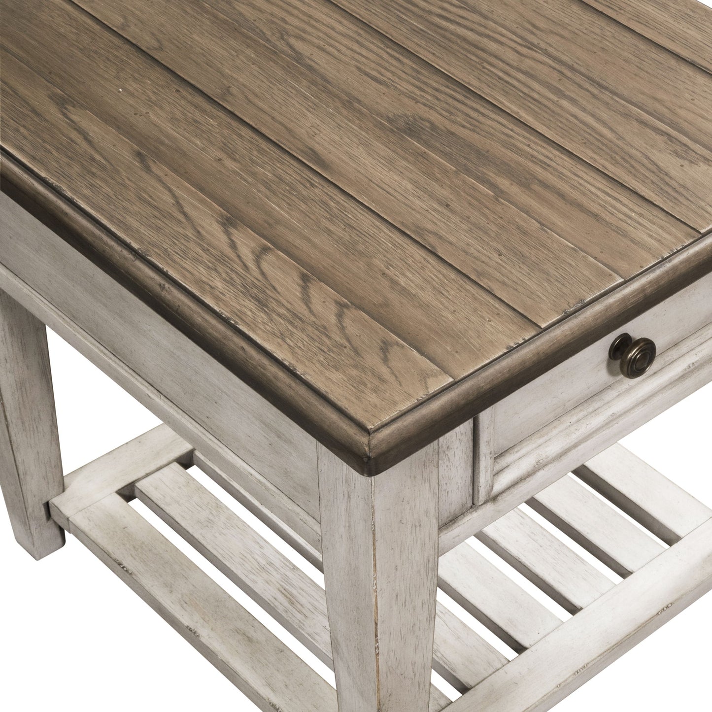 Heartland - Drawer End Table - White - Hornell Furniture Outlet