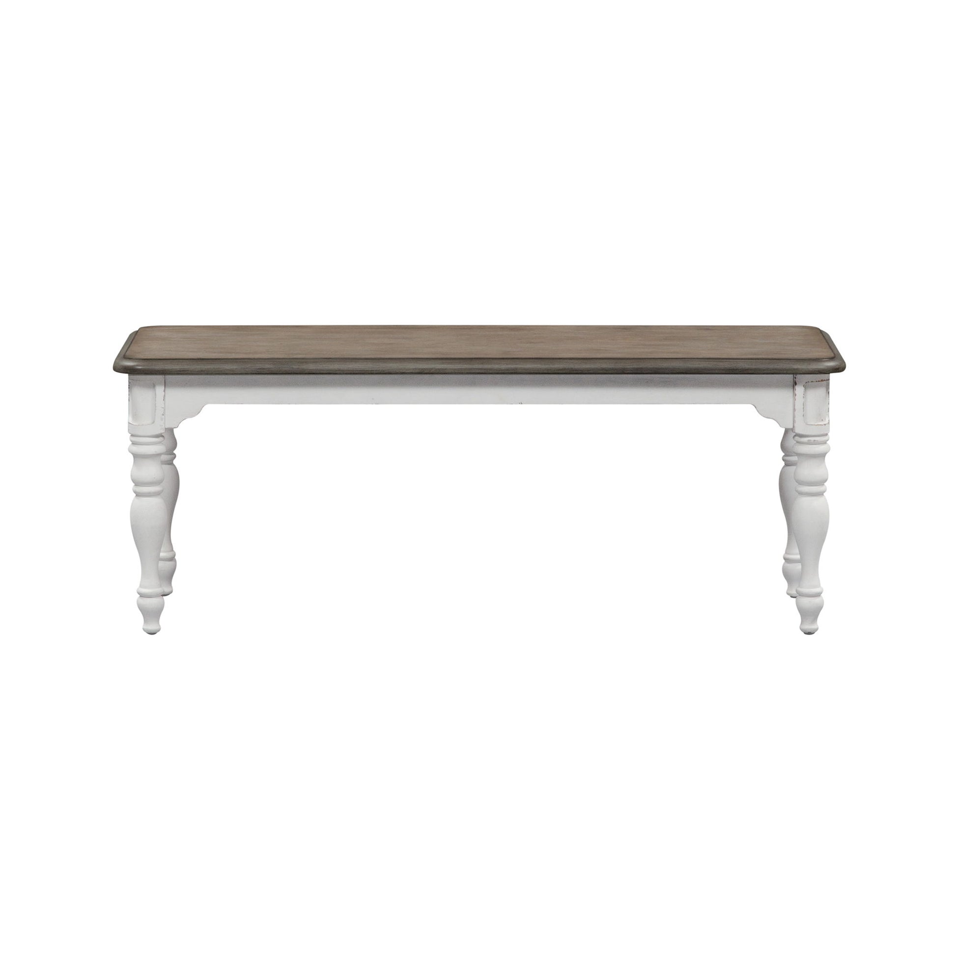 Magnolia Manor - Dining Bench - White - Hornell Furniture Outlet