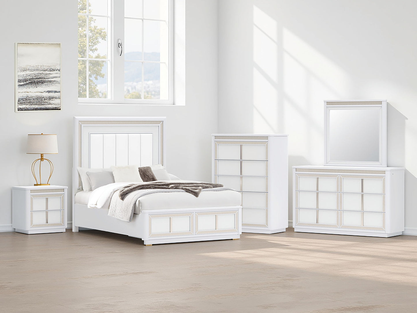 Chalanna - Upholstered Storage Bed - Hornell Furniture Outlet