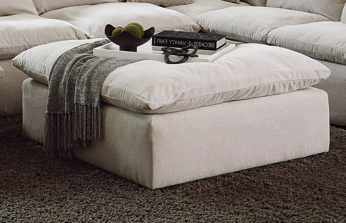 Harper - Cocktail Ottoman - Hornell Furniture Outlet