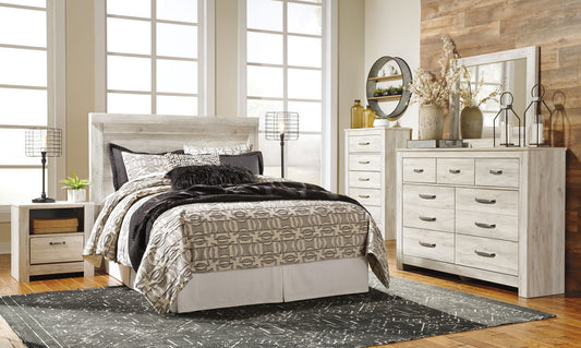 Bellaby - Dresser, Mirror, Panel Headboard Set - Hornell Furniture Outlet