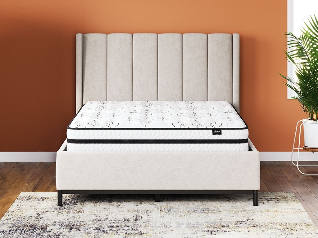 Chime 10 Inch Hybrid - Medium Hybrid Mattress - Hornell Furniture Outlet