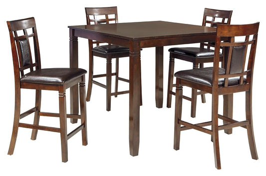 Bennox - Brown - DRM Counter Table Set (Set of 5) - Hornell Furniture Outlet