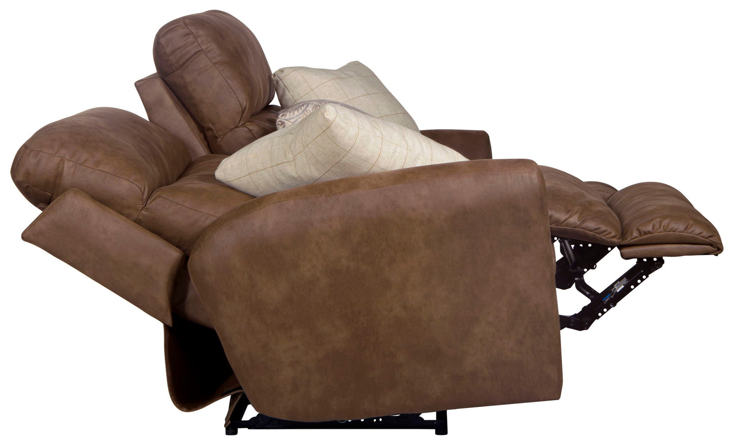 Justine - Lay Flat Reclining Sofa - Burlap - Hornell Furniture Outlet