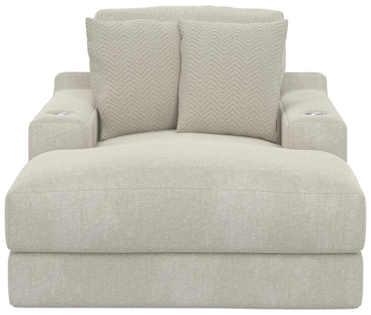 Cozy - Chaise With USB - Hornell Furniture Outlet