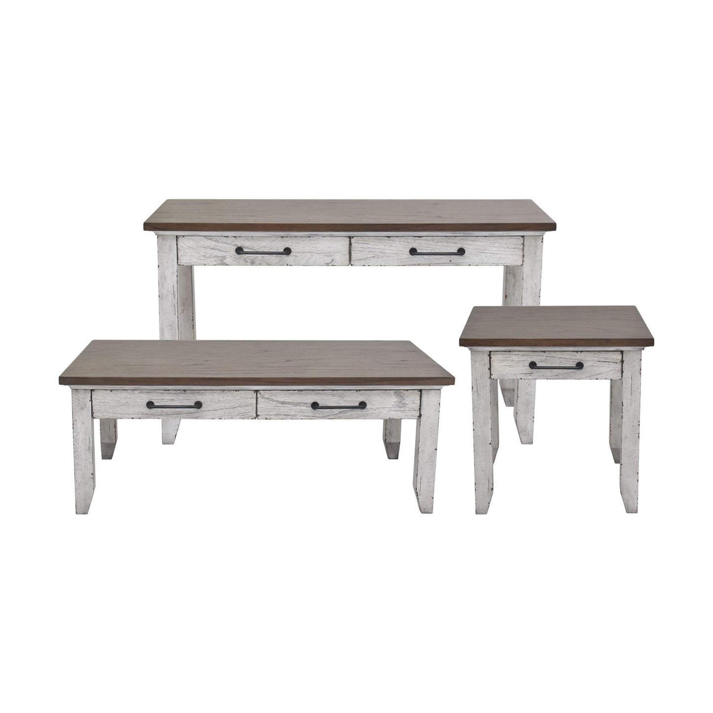 Bear Creek - Cocktail Table - White - Hornell Furniture Outlet