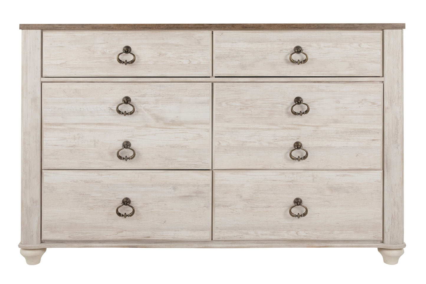 Willowton - Dresser, Mirror - Hornell Furniture Outlet