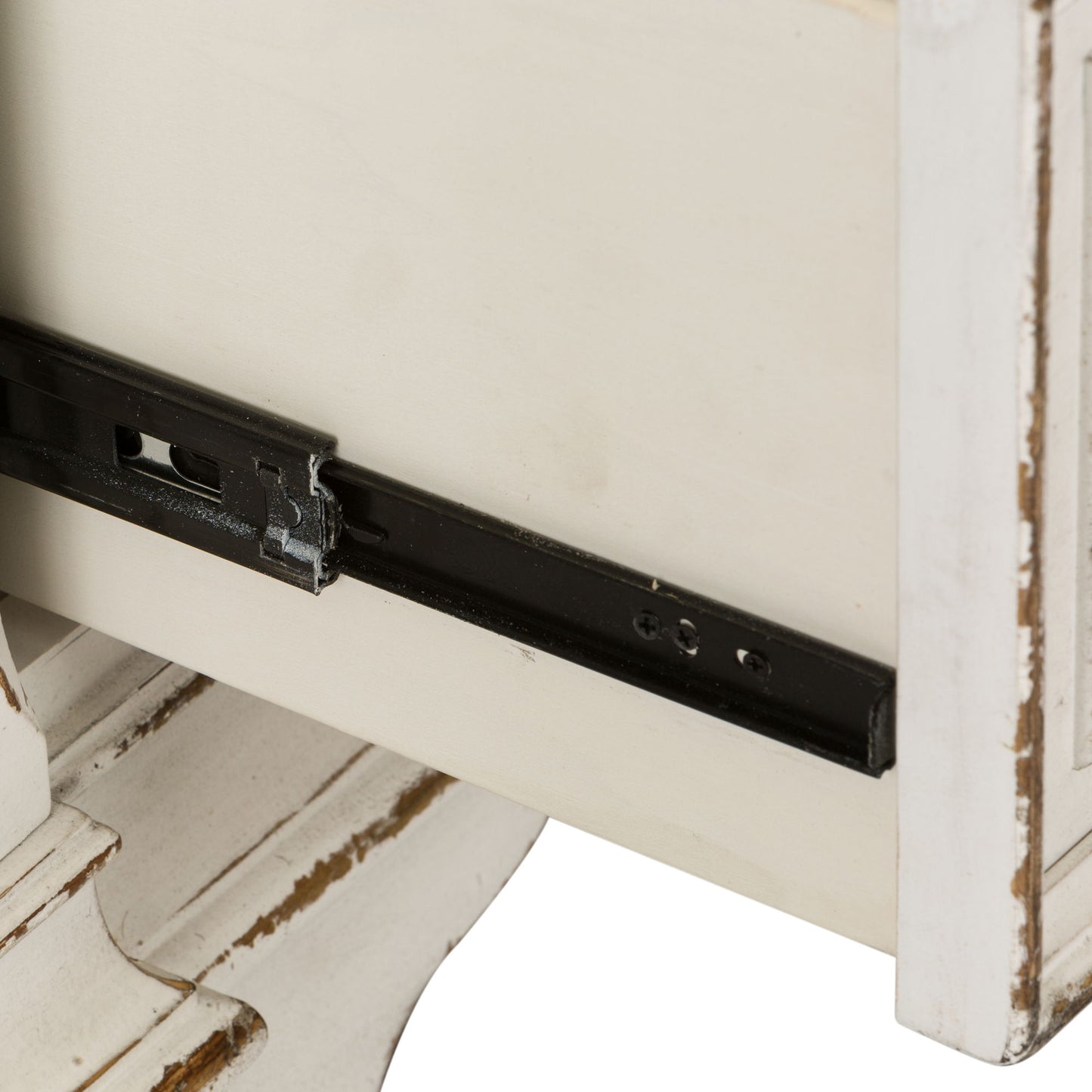 Abbey Park - 2 Drawer Nightstand With Charging Station - White - Hornell Furniture Outlet