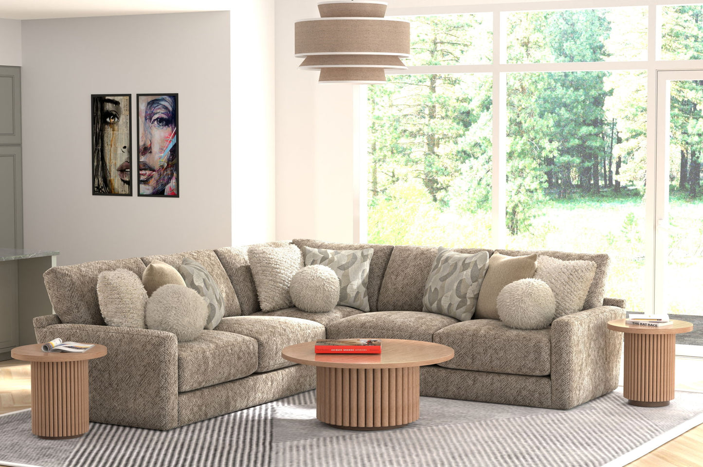 Turner - Sectional - Hornell Furniture Outlet