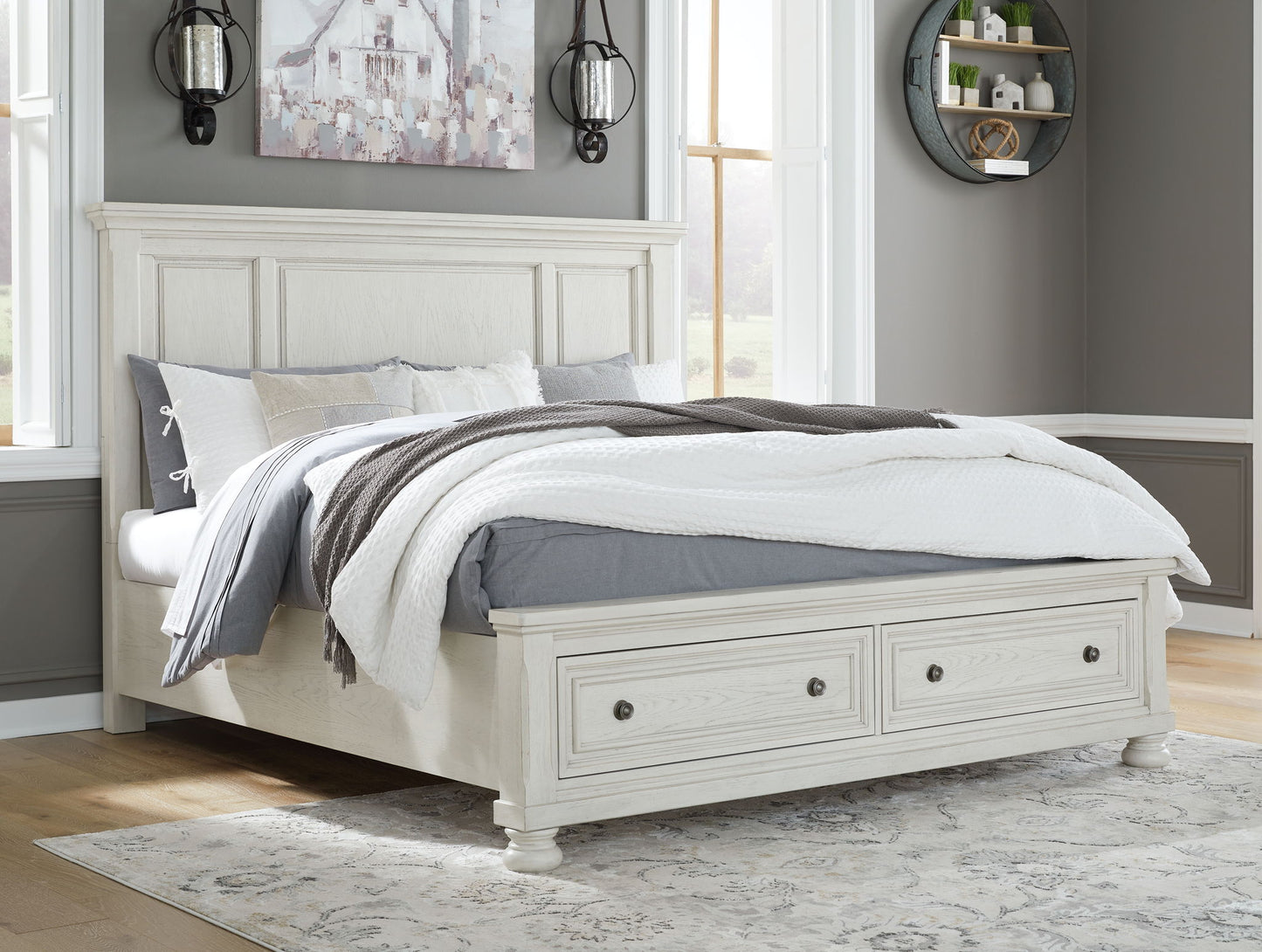 Robbinsdale - Panel Storage Bedroom Set - Hornell Furniture Outlet