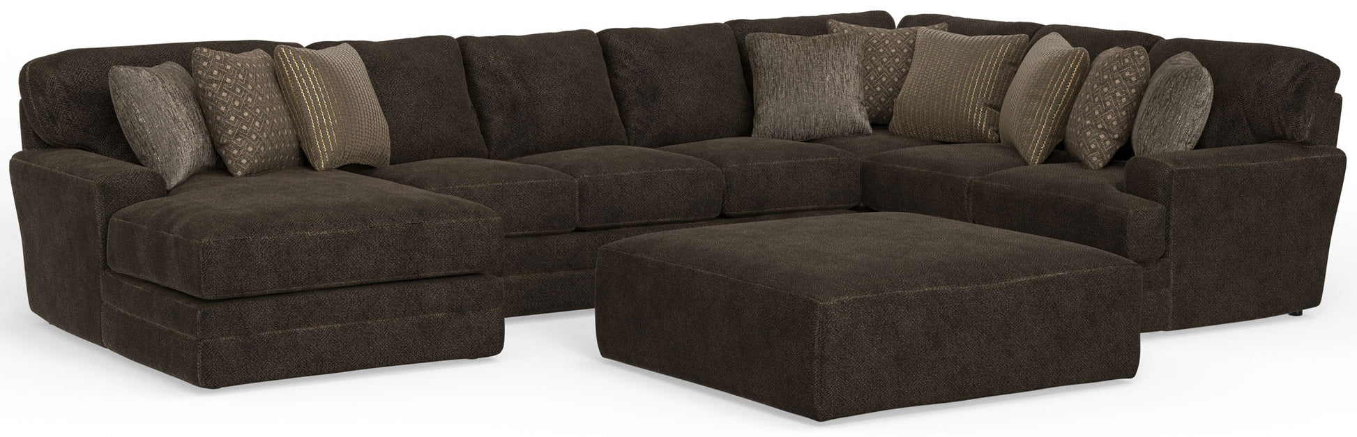 Mammoth - Sectional With Cocktail Ottoman - Hornell Furniture Outlet