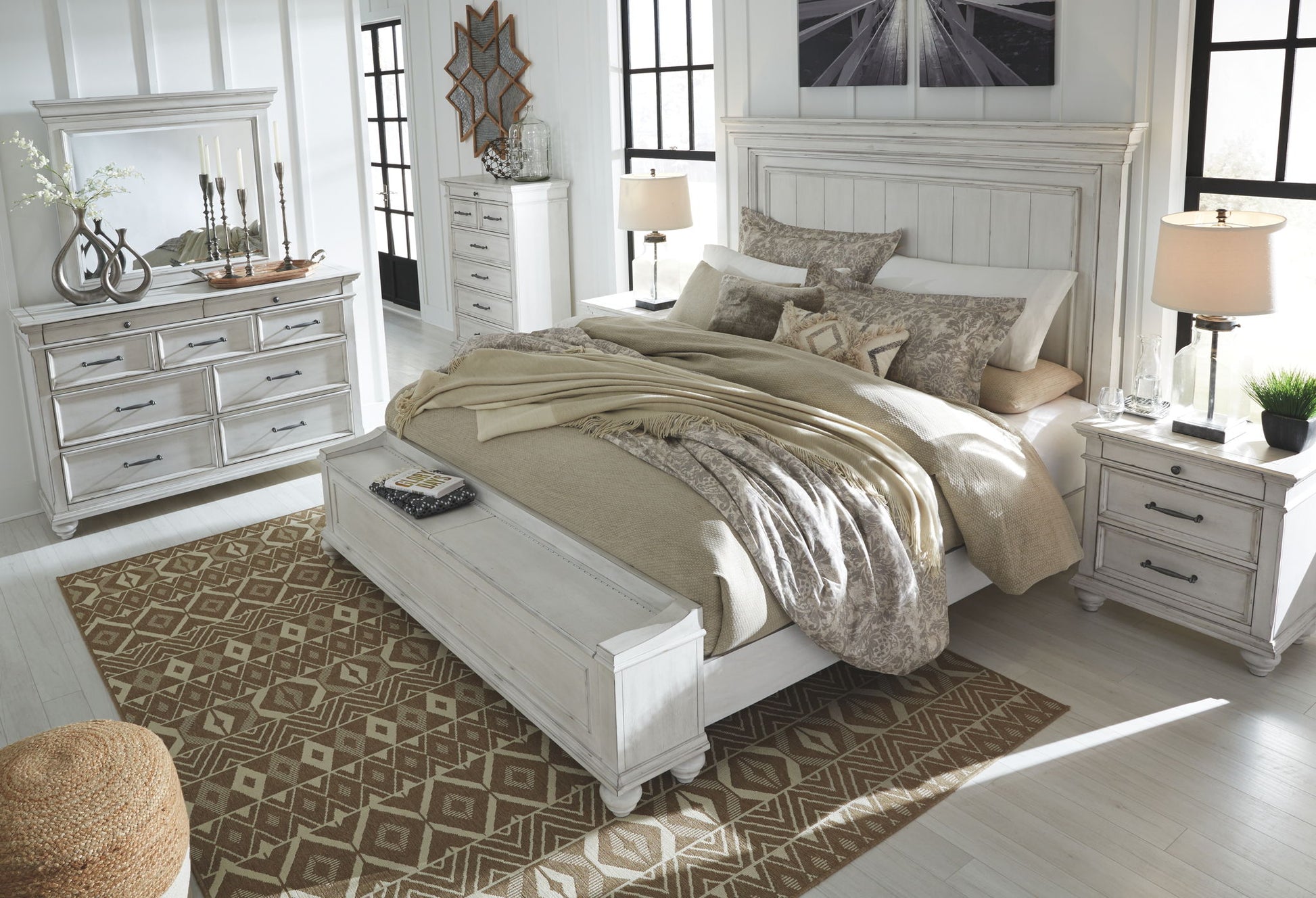 Kanwyn - Panel Bedroom Set - Hornell Furniture Outlet