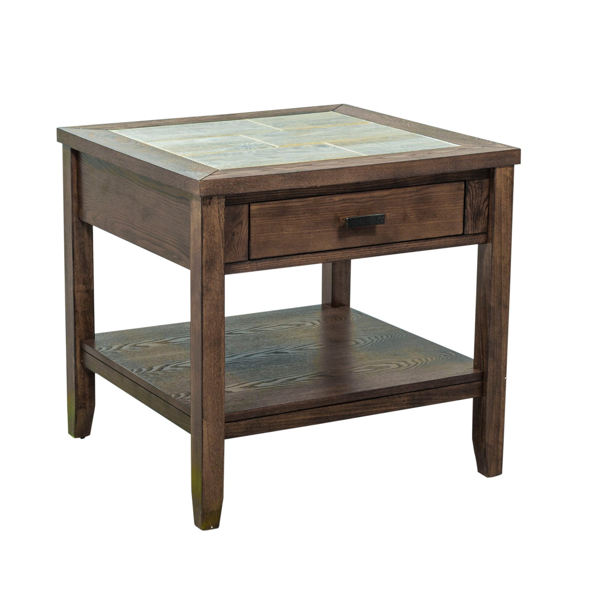 Mesa Valley - End Table - Dark Brown - Hornell Furniture Outlet