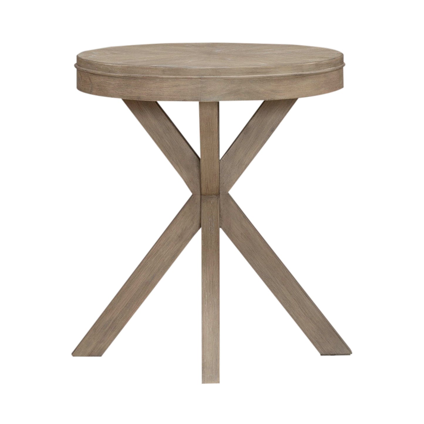 Brentwood - Round End Table - Sandstone - Hornell Furniture Outlet