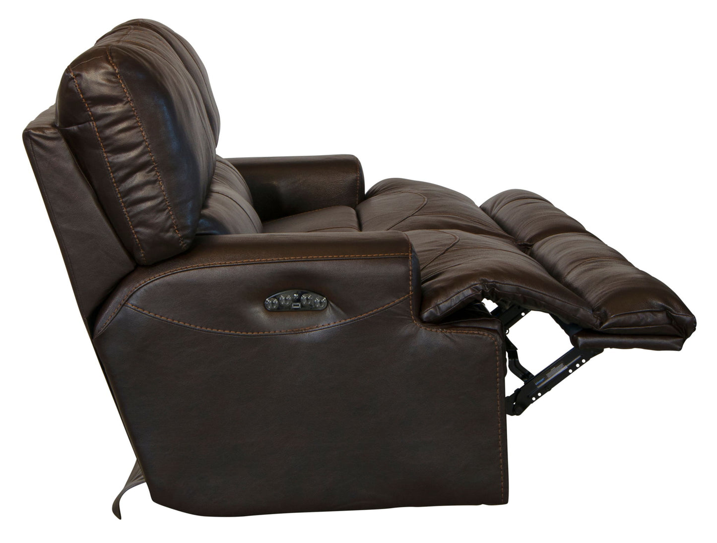Wembley - Power Headrest Power Lay Flat Reclining Sofa - Hornell Furniture Outlet