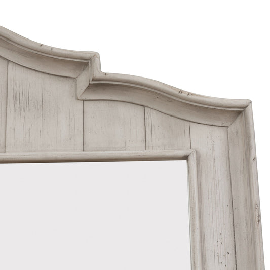 Farmhouse Reimagined - Mirror - White - Hornell Furniture Outlet