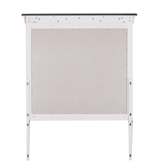 Allyson Park - Crown Mirror - White - Hornell Furniture Outlet