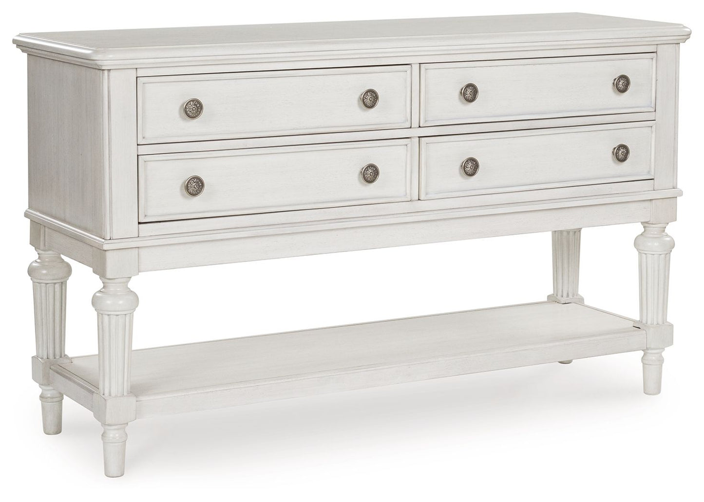 Montelaine - Antique White - Dining Room Server - Hornell Furniture Outlet