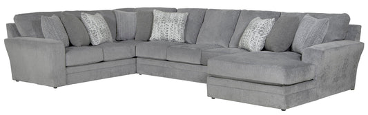 Glacier - Sectional With Included Accent Pillows - Hornell Furniture Outlet