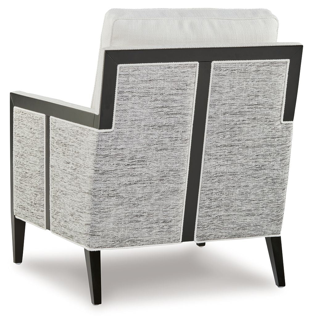 Ardenworth - Black / Ivory - Accent Chair - Hornell Furniture Outlet