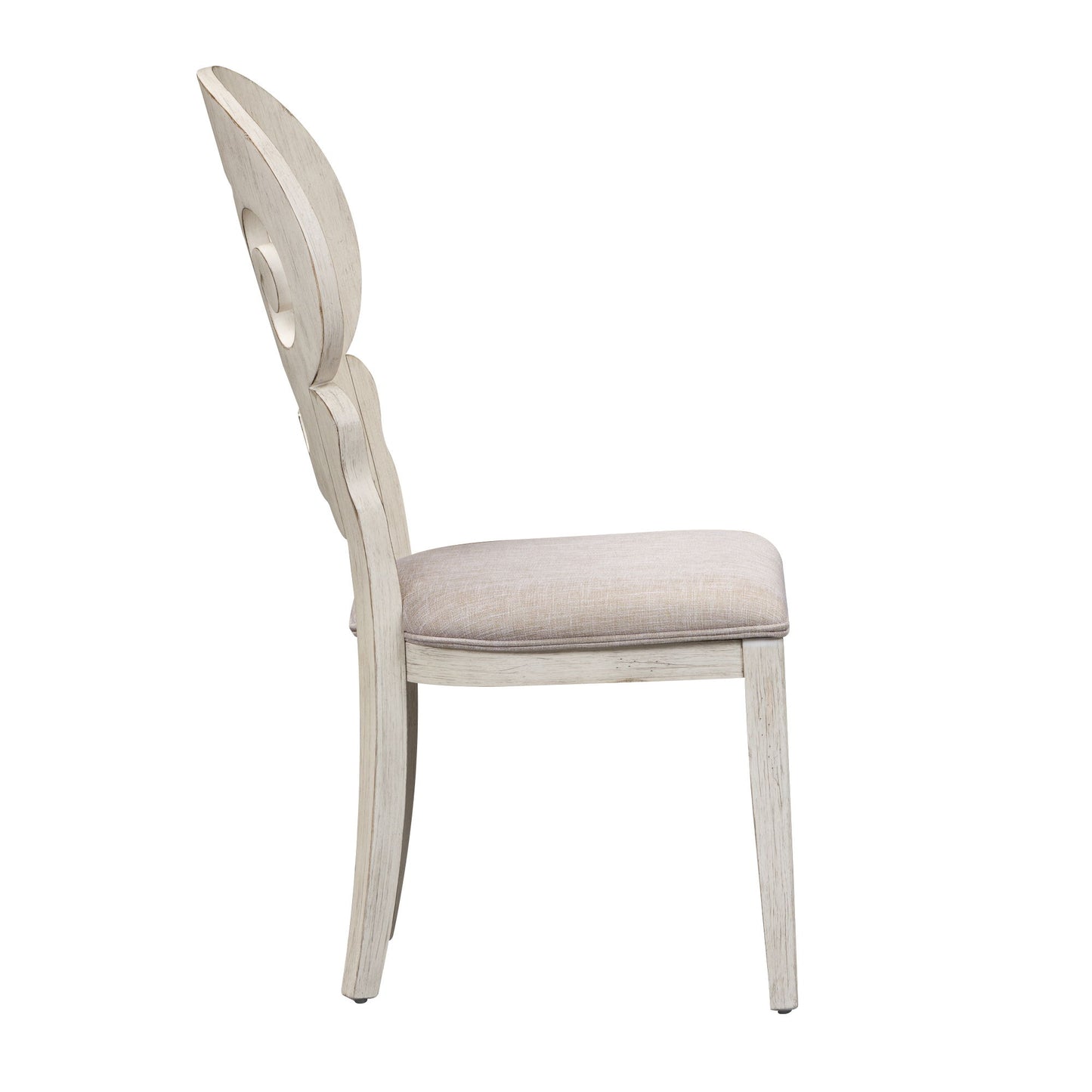 Farmhouse Reimagined - Splat Back Side Chair - White - Hornell Furniture Outlet