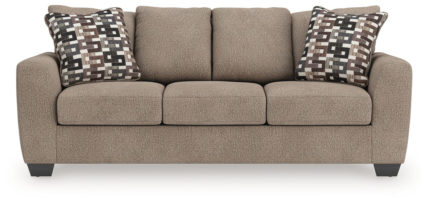 Triston - Peaks - Suede - Sofa - Hornell Furniture Outlet