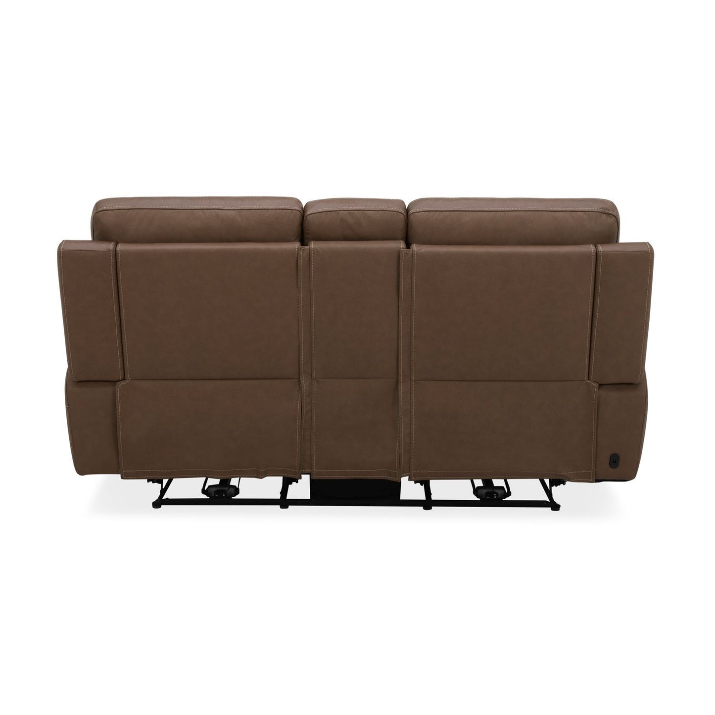 Collins - Loveseat With Console P3 & ZG - Brown - Hornell Furniture Outlet
