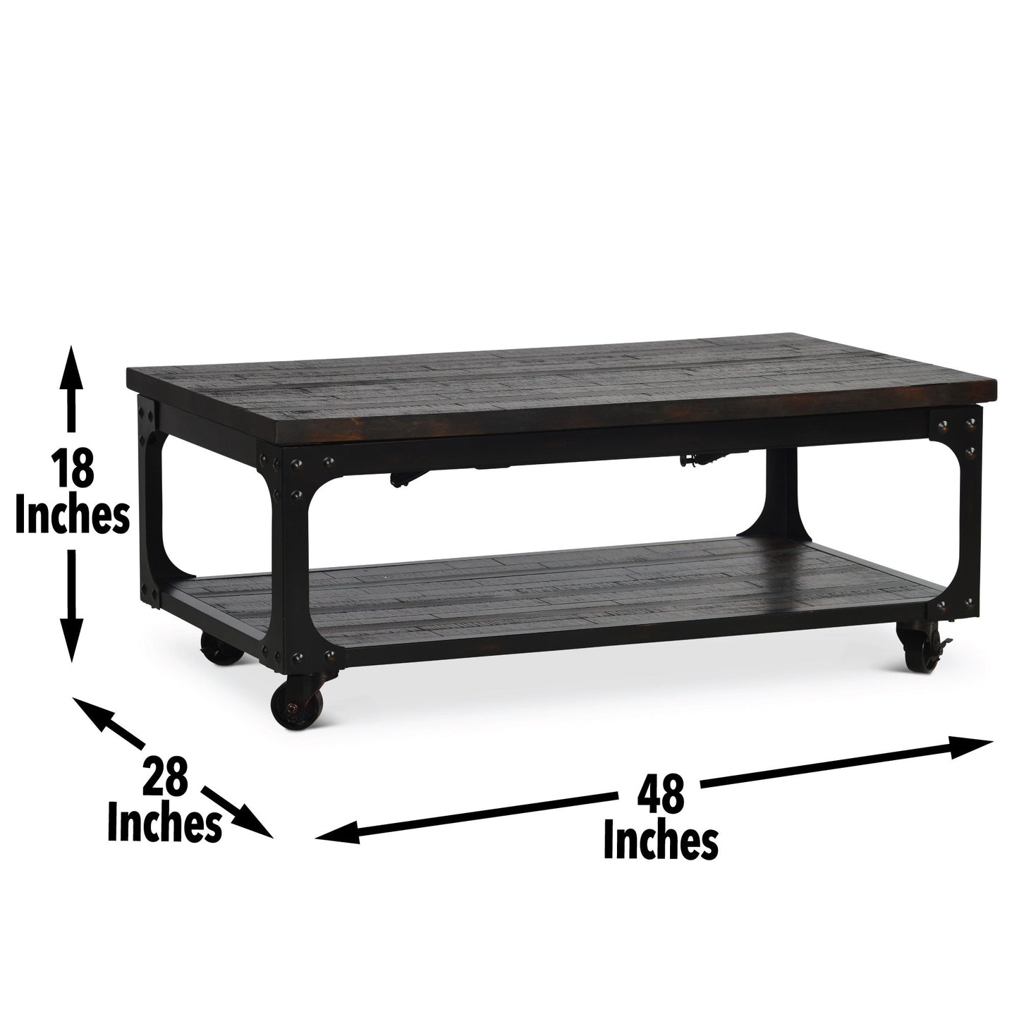 Sherlock - Cocktail & 2 End Table - Brown - Hornell Furniture Outlet