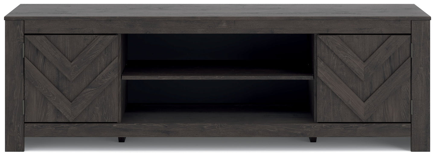 Cayboni - LG TV Stand With Fireplace Option - Hornell Furniture Outlet