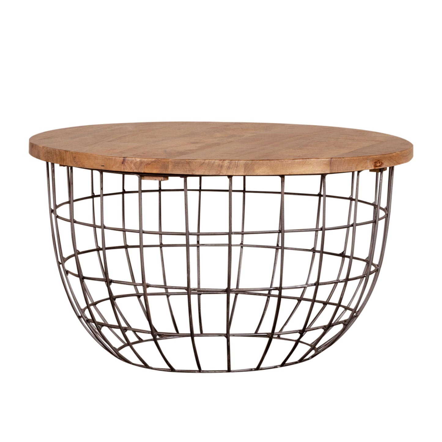 Akins - Nesting Caged Accent Tables - Light Brown - Hornell Furniture Outlet