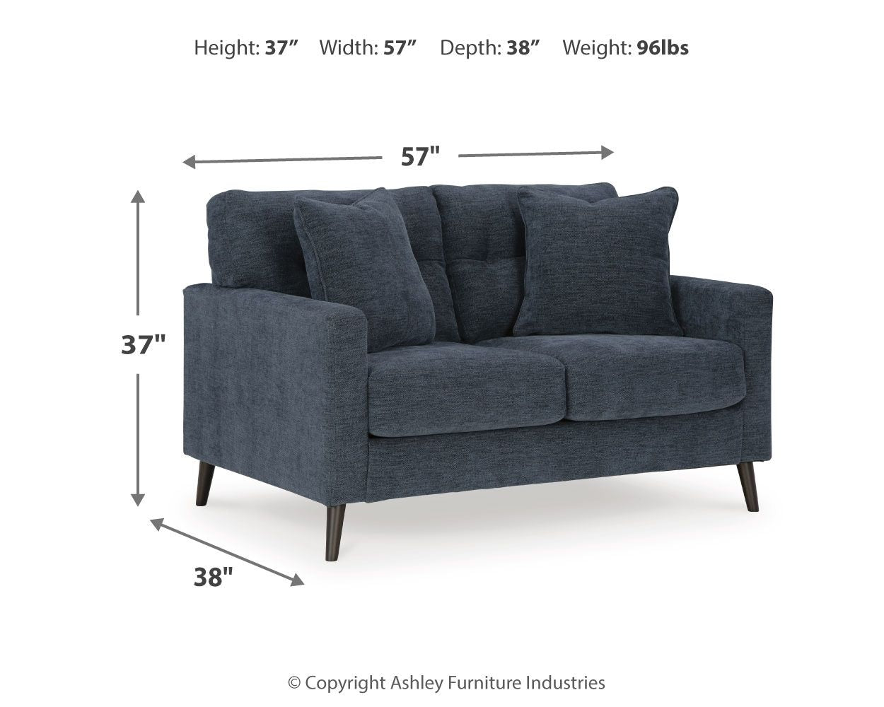 Bixler - Loveseat - Hornell Furniture Outlet