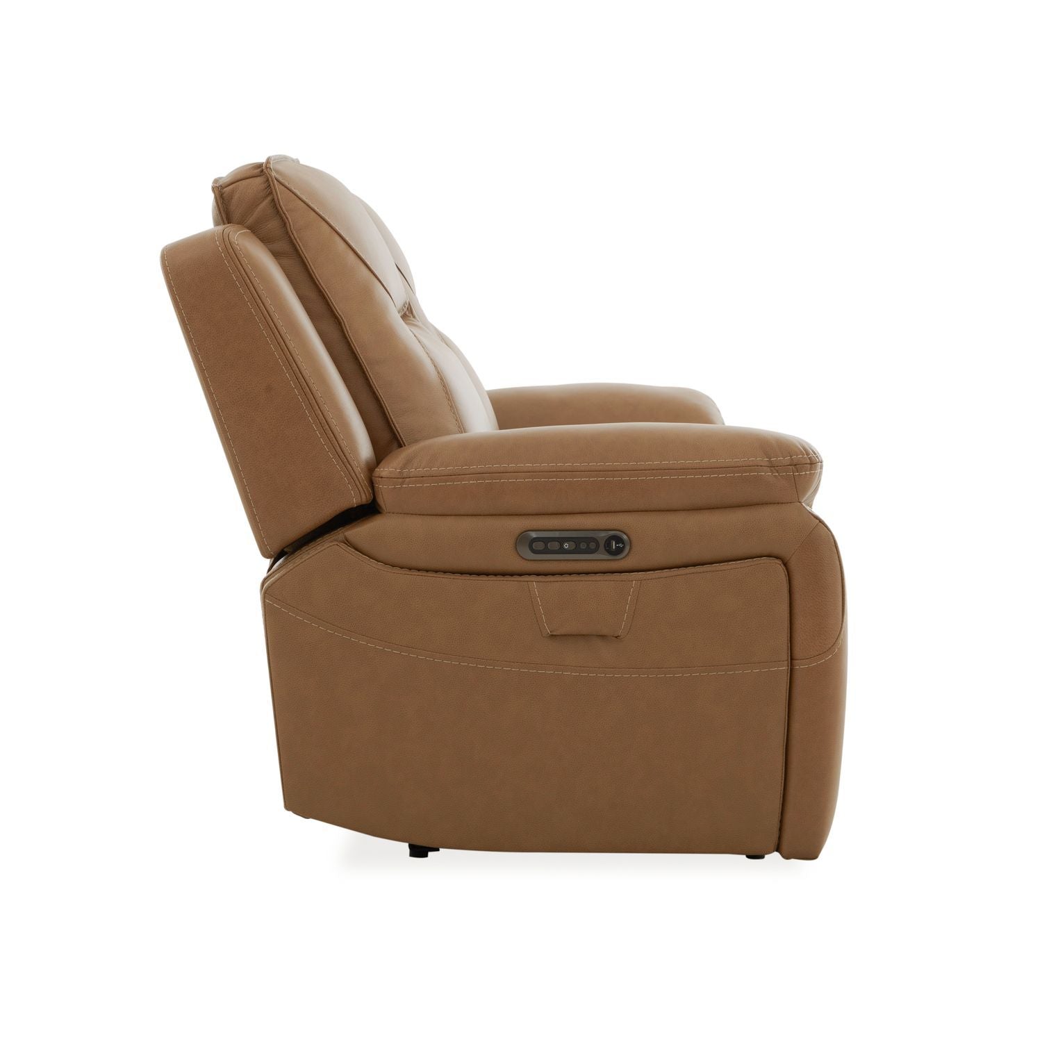Callihan - Loveseat With Console P3 & ZW - Brown - Hornell Furniture Outlet