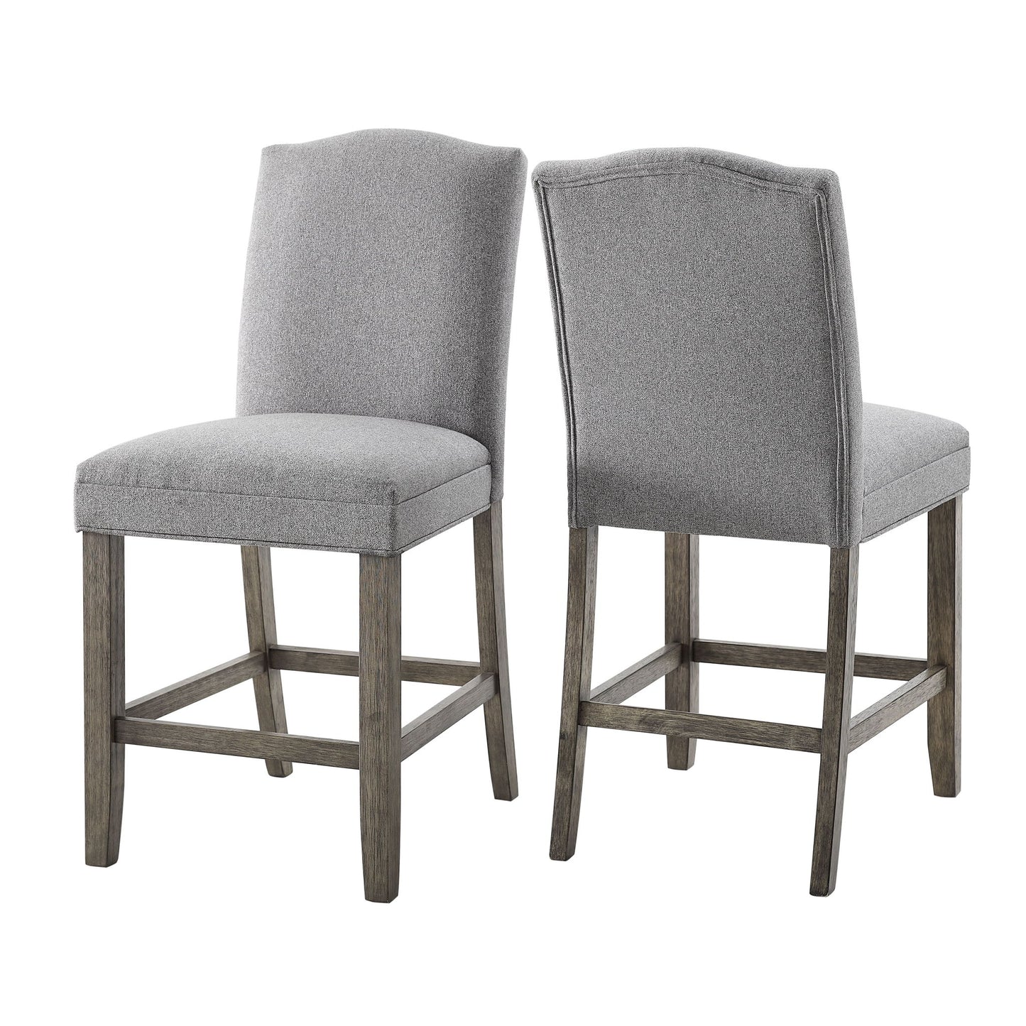 Grayson - Counter Chair (Set of 2) - Gray - Hornell Furniture Outlet