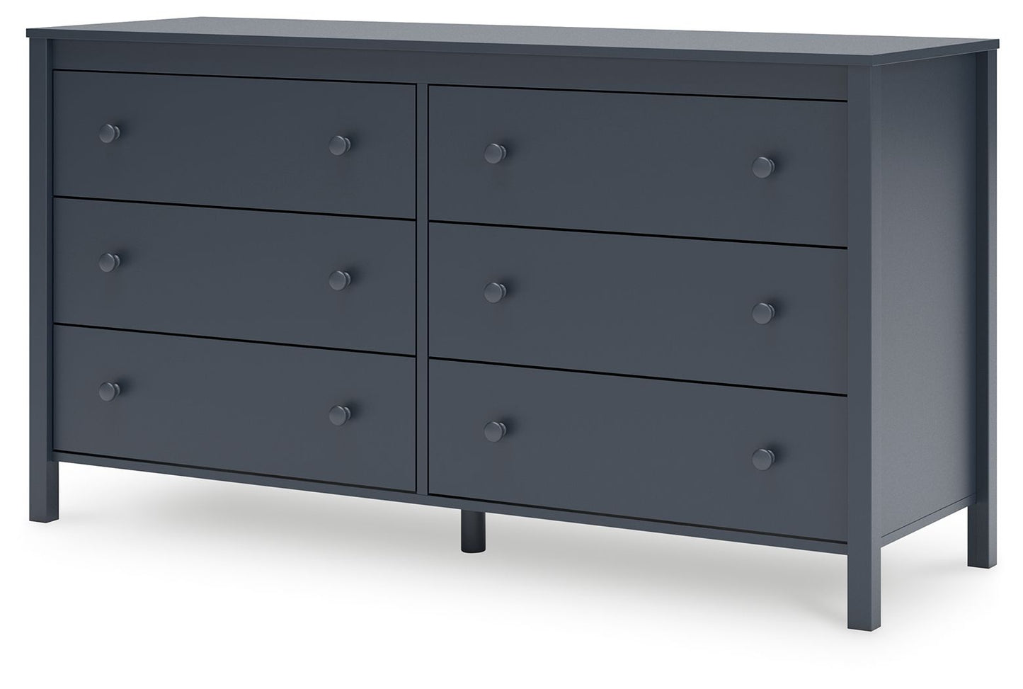 Simmenfort - Navy Blue - Six Drawer Dresser - Hornell Furniture Outlet
