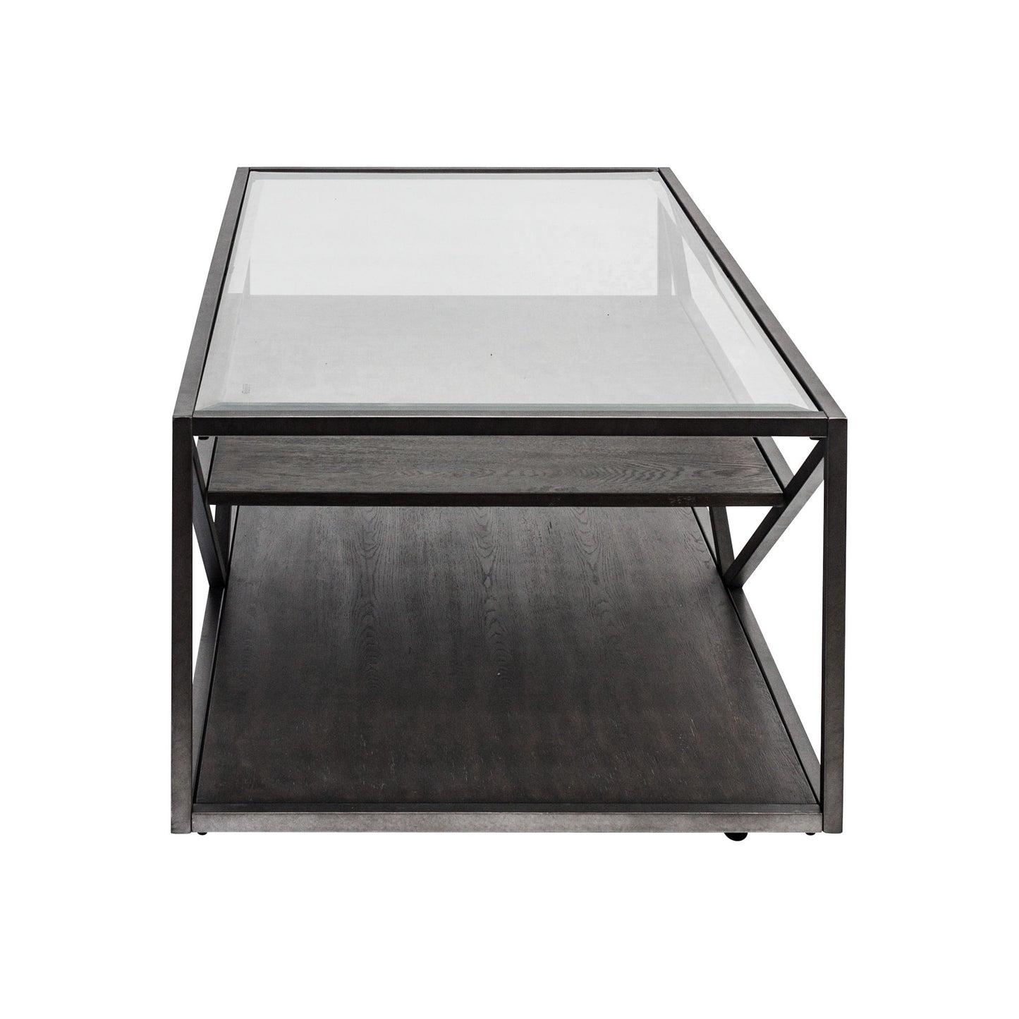 Arista - Rectangular Cocktail Table - Dark Gray - Hornell Furniture Outlet