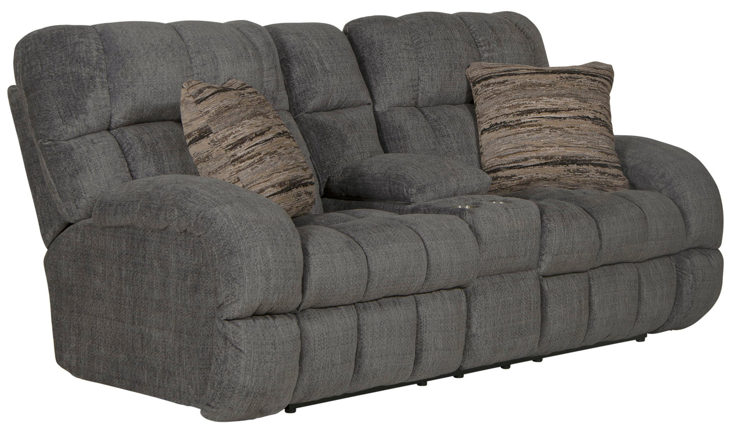 Ashland - Lay Flat Reclining Console Loveseat - Hornell Furniture Outlet