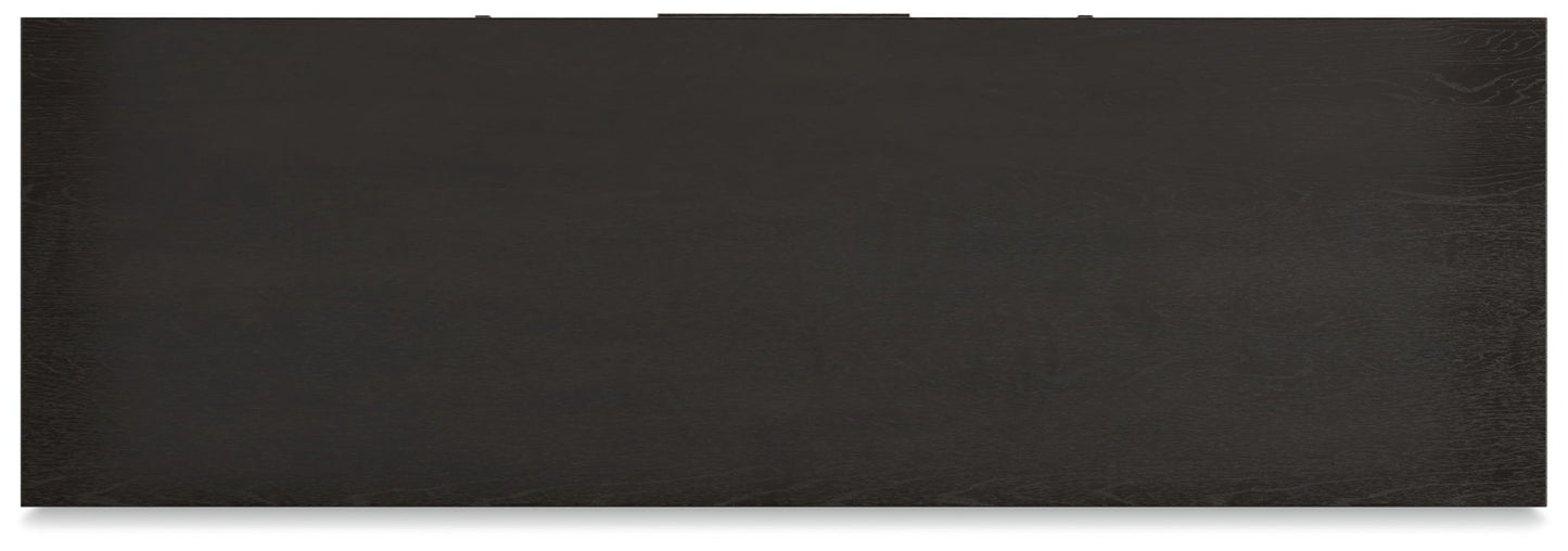 Galliden - Black - Dining Room Server - Hornell Furniture Outlet