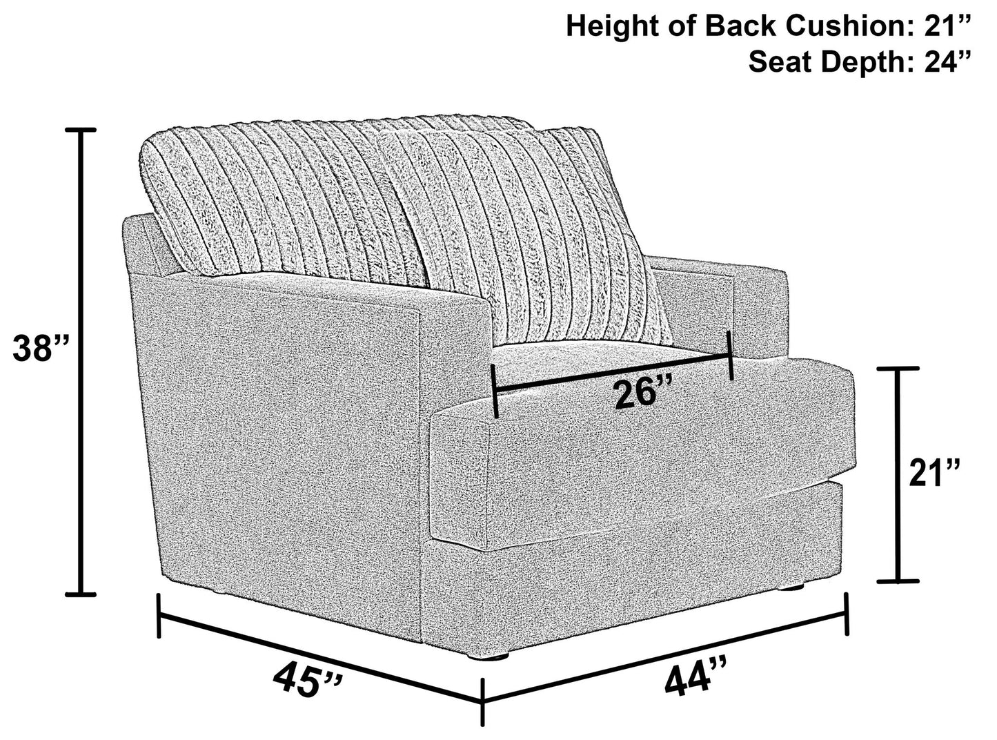Eagan - Chair - Hornell Furniture Outlet