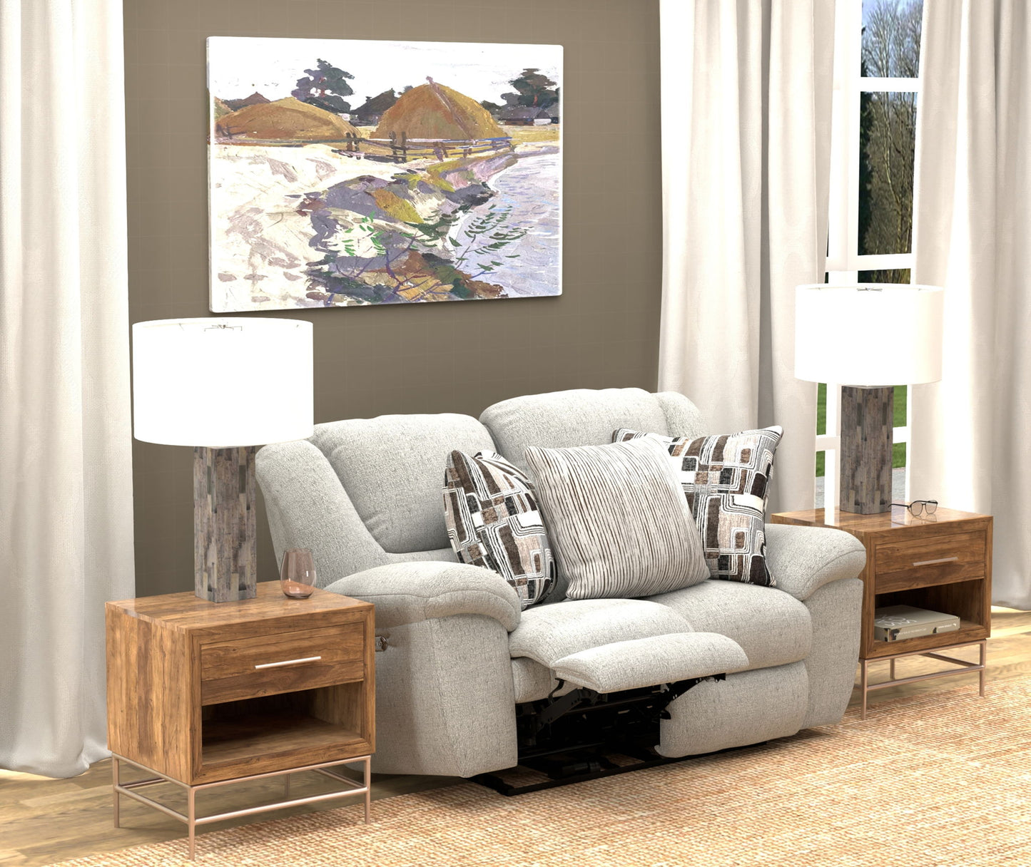 Trifecta - Reclining Loveseat - Hornell Furniture Outlet