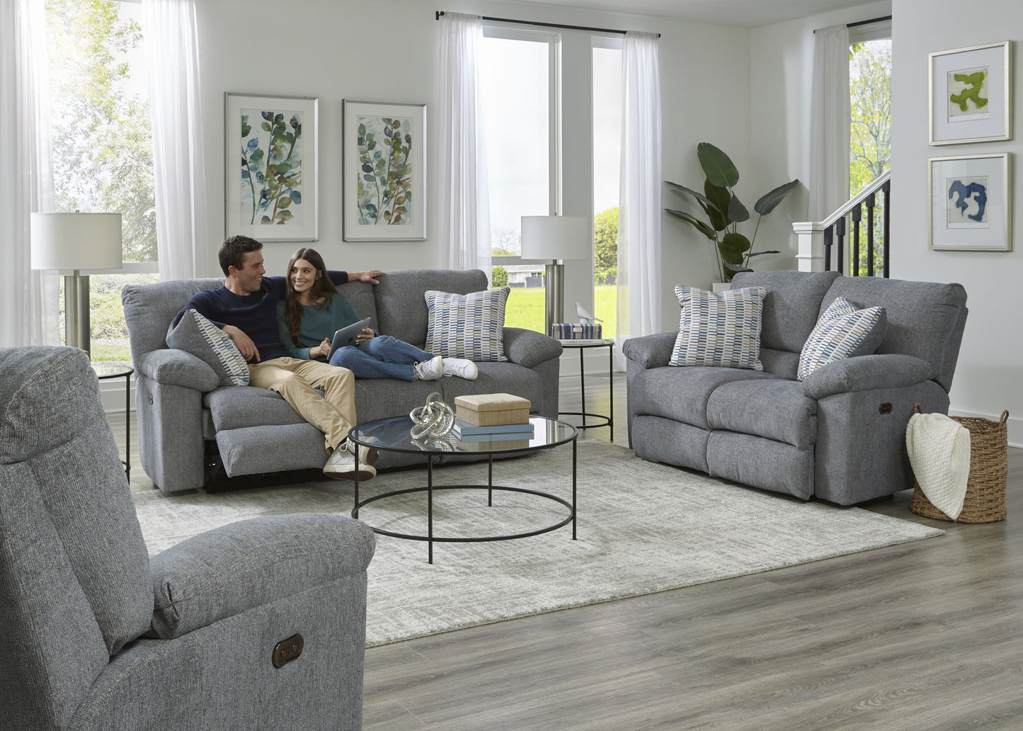 Tyler - Reclining Loveseat - Hornell Furniture Outlet