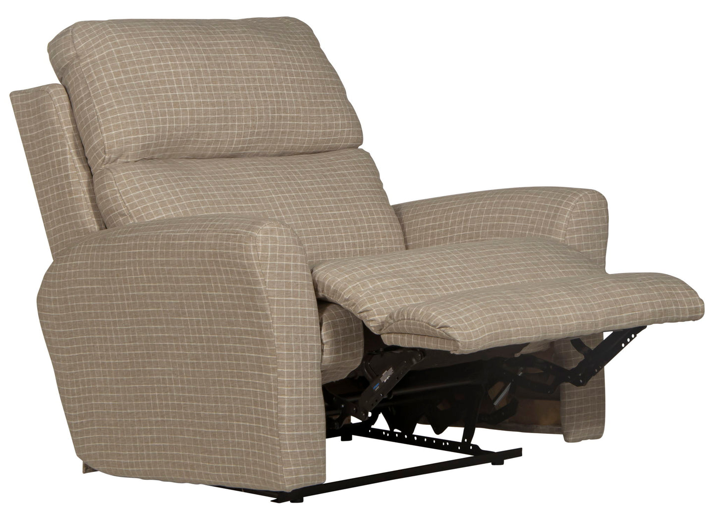Justine - Lay Flat Extra Wide Recliner - Sandstone - Hornell Furniture Outlet
