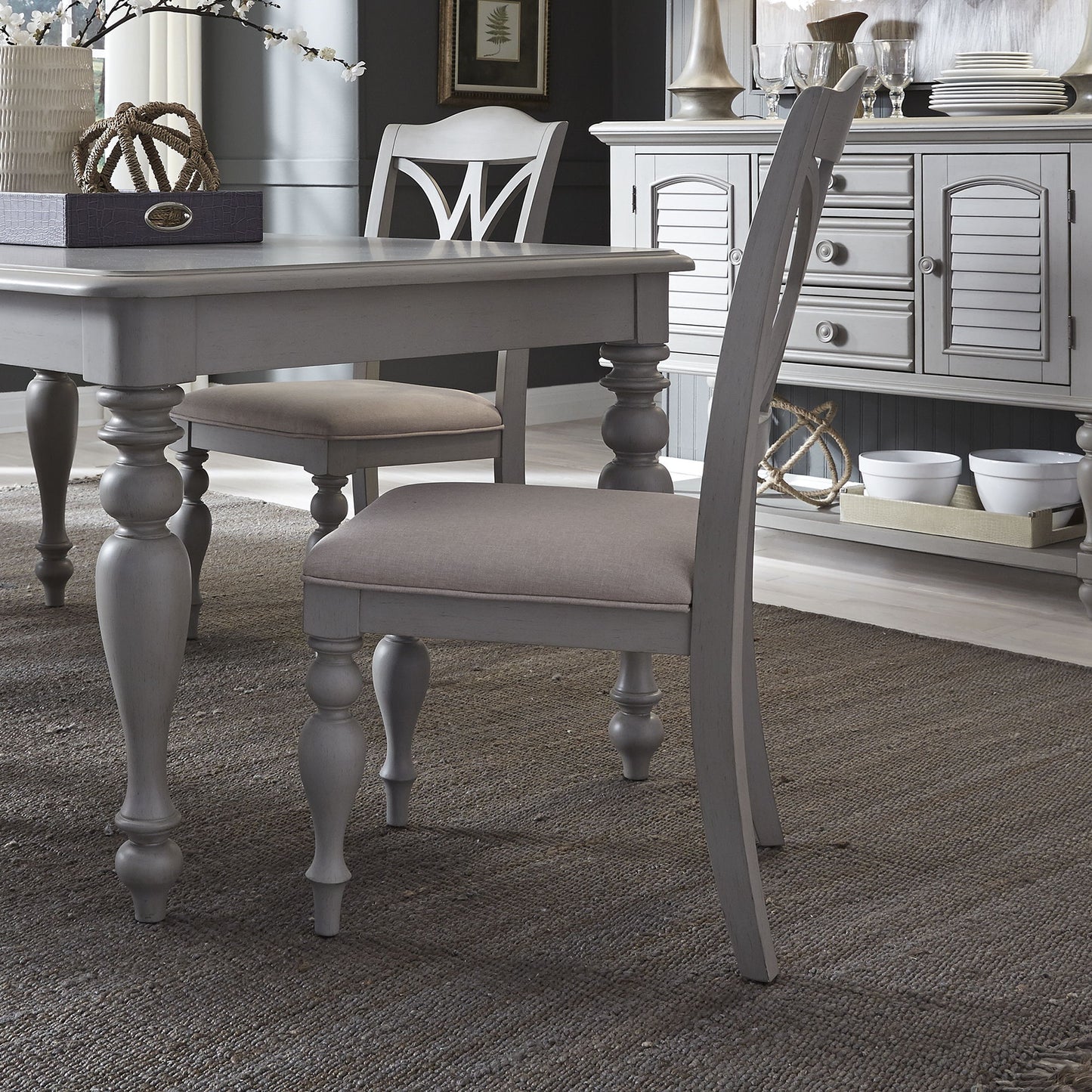 Summer House - Slat Back Side Chair (RTA) - Hornell Furniture Outlet