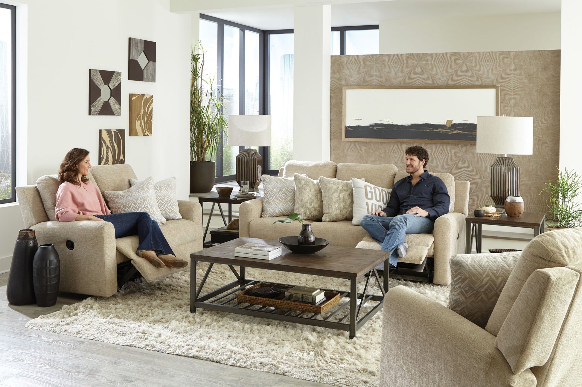 Calvin - Reclining Sofa - Hornell Furniture Outlet