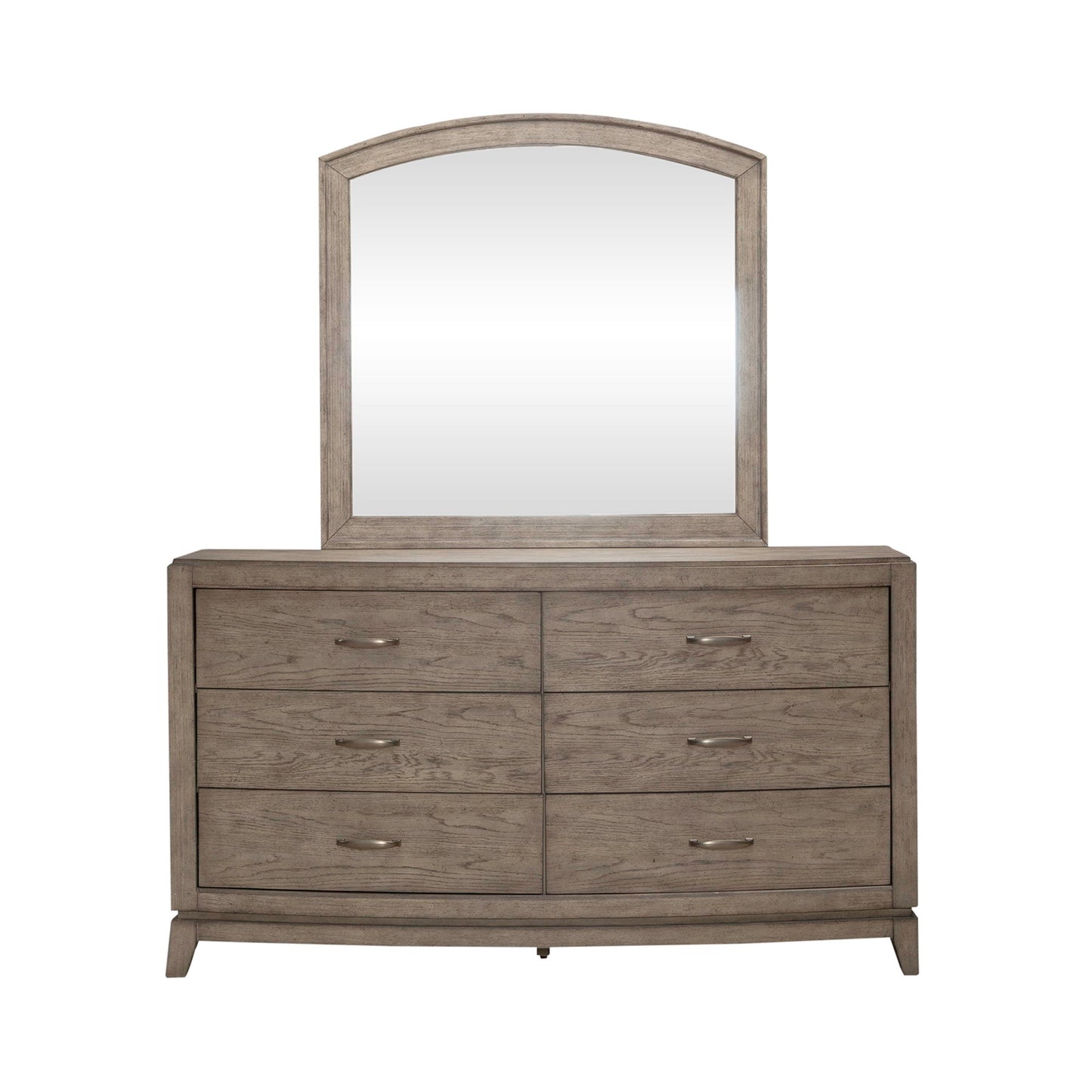 Avalon - Dresser & Mirror - Burnished Beige - Hornell Furniture Outlet