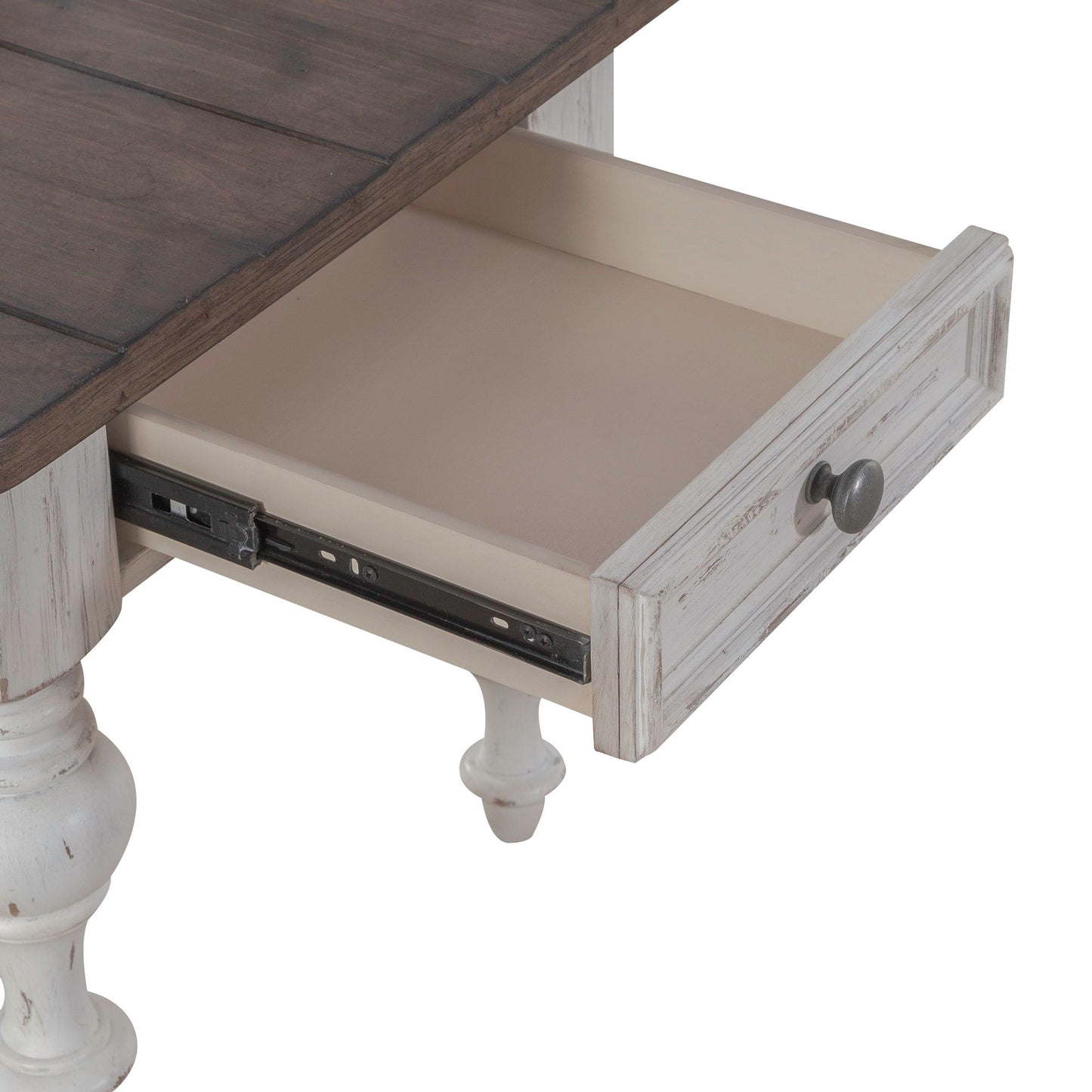 River Place - End Table - White - Hornell Furniture Outlet