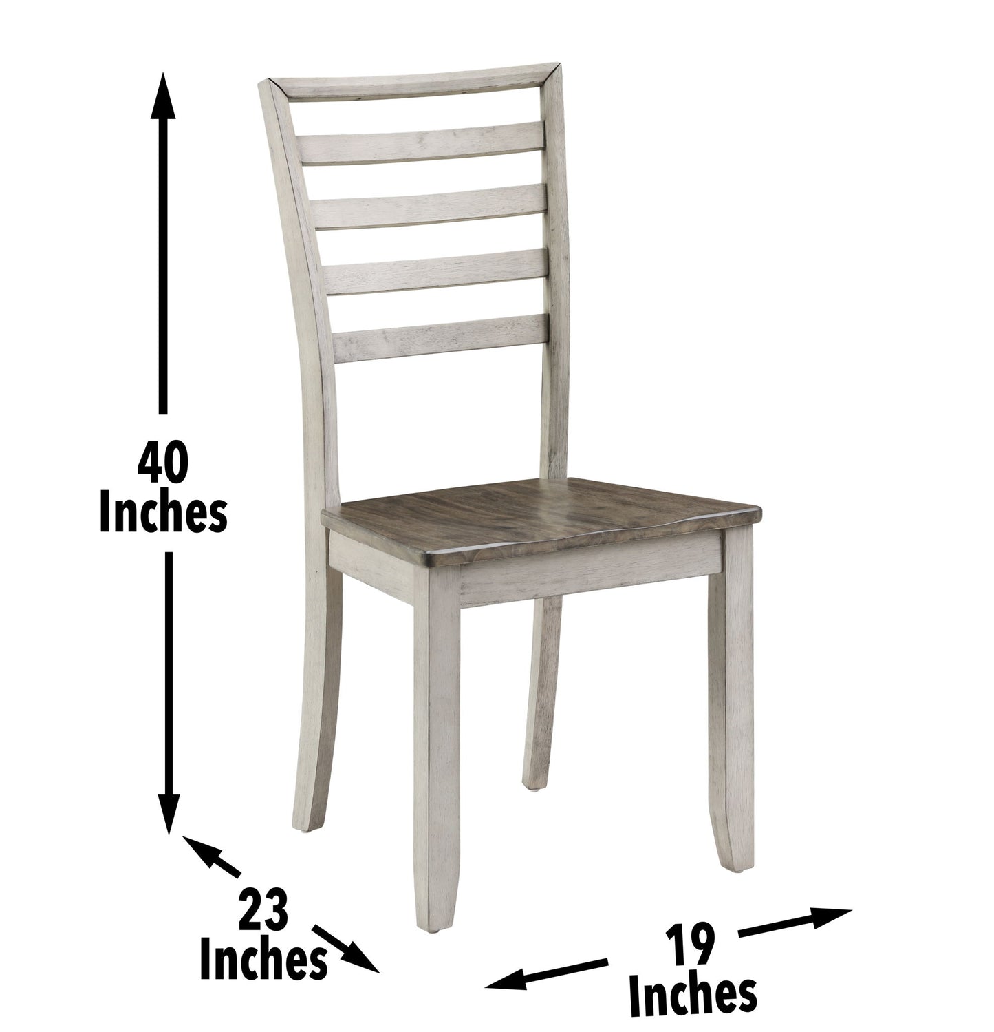 Abacus - Side Chair (Set of 2) - Dark Brown - Hornell Furniture Outlet