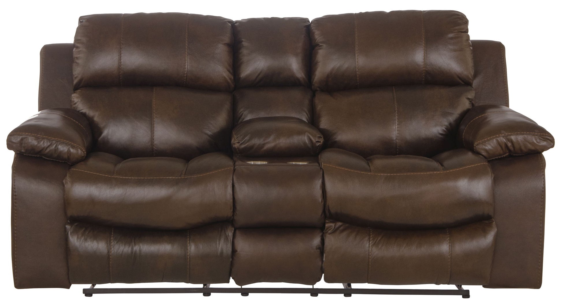 Positano - Reclining Console Loveseat - Hornell Furniture Outlet