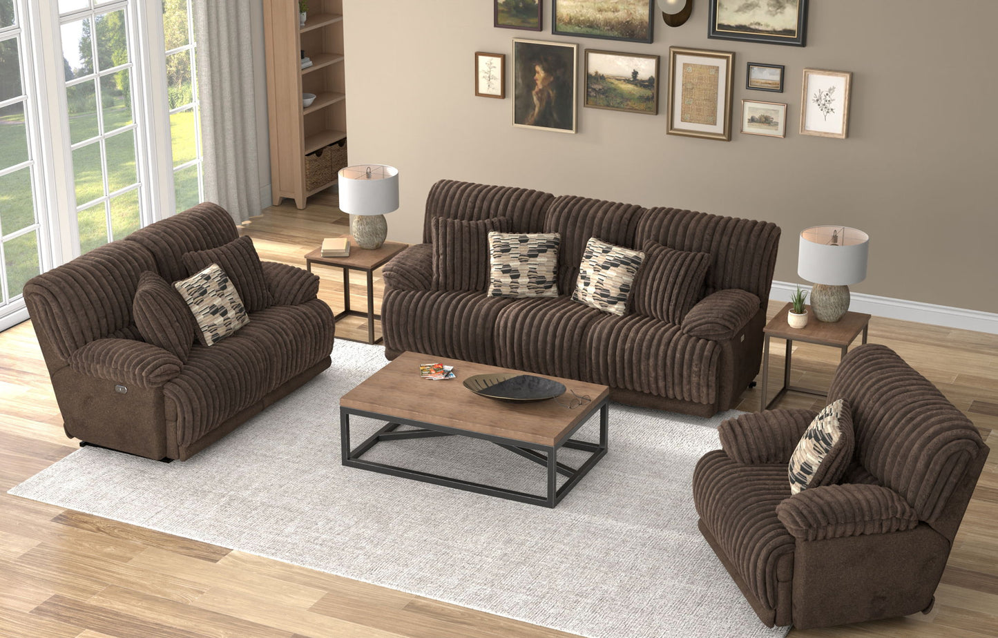 Hollifield - Reclining Loveseat - Hornell Furniture Outlet