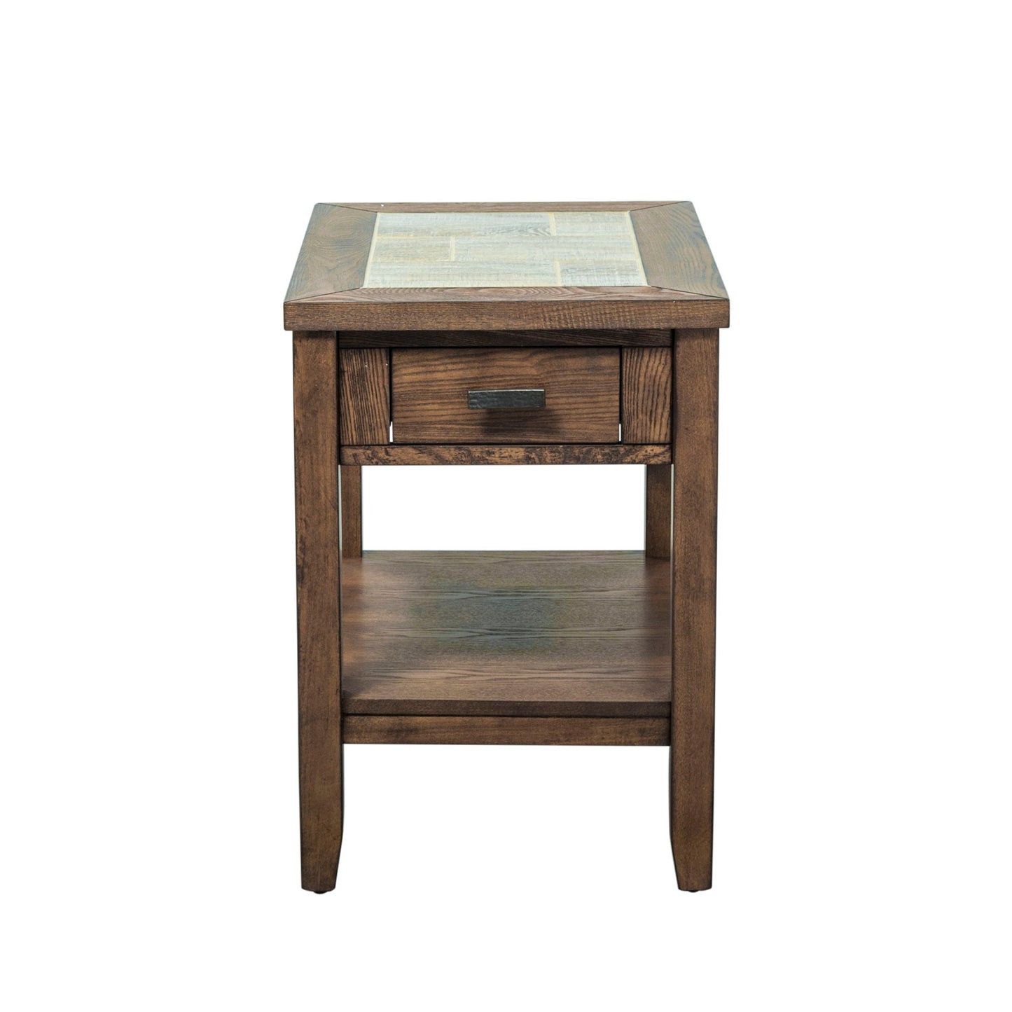 Mesa Valley - Chair Side Table - Dark Brown - Hornell Furniture Outlet